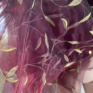 Gorgeous embroidered Middle East fabric